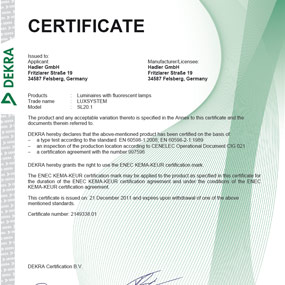 Downloads SL 20.1 Certificate