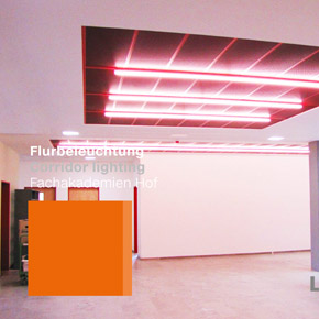 Luxsystem Corridor lighting Fachakademien Hof Teaser