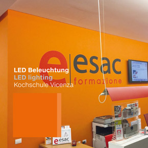 Luxsystem LED lighting Kochschule Vicenza Teaser