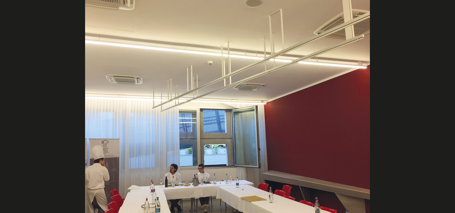 Luxsystem office lighting led lighting training area