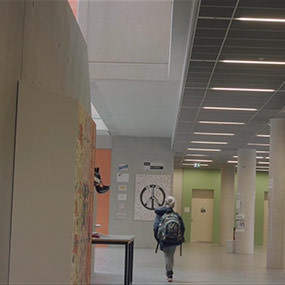 Luxsystem Beleuchtung Schule Flurbeleuchtung Linienleuchte Einbauleuchte Kunstlicht